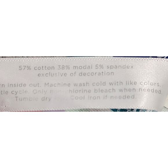 Sleep By Cacique Blue Green Striped Pull On Shorts 18 20 Lightweight Soft - Picture 5 of 5